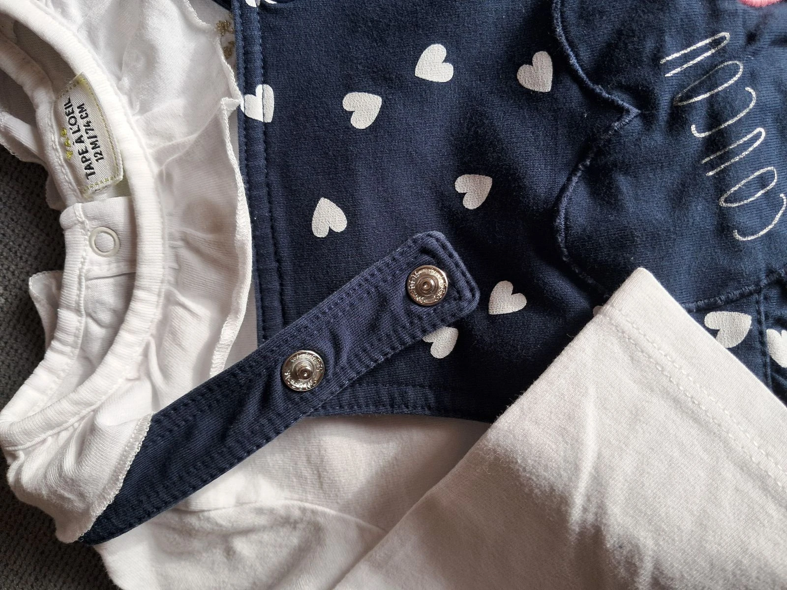 Conjunto de 12 meses: camiseta y body – photo 5